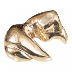 Bronze figural reclining nude sculpture